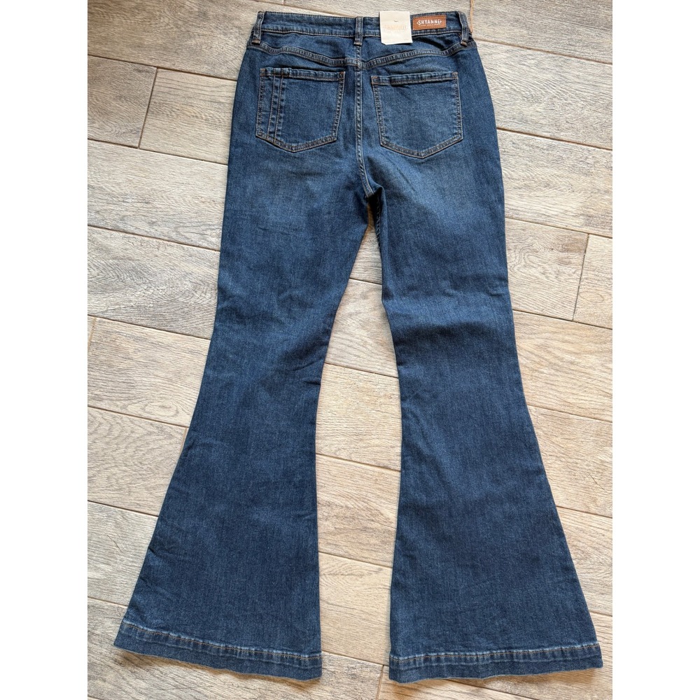 Shyanne High Rise Flare Jeans 30x34 Western‎ 30 x 34 NWT Denim Womens Country